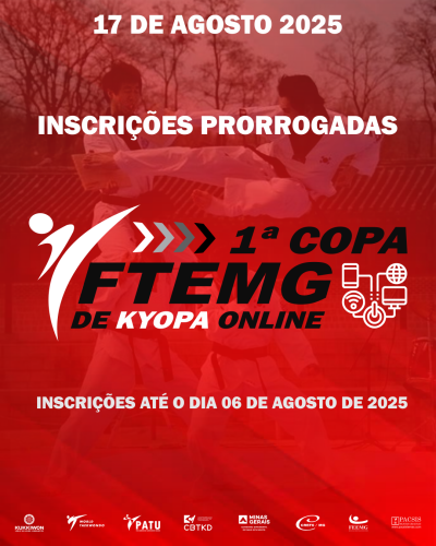 1ª copa ftemg de kyopa INSCRIÇÕES PRORROGADAS