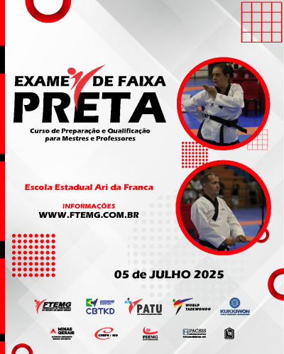 POSTAGEM EXAME DE FAIXA PRETA 07-25 2